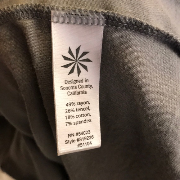 Athleta Twist Front Gray Tank Top - Picture 4 of 5